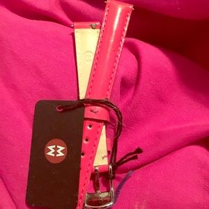 Michele Watch Band hot pink 12cm